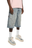 Beaded Splatter Jorts