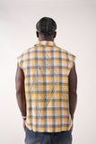 RHINESTONE FLANNEL Sleevless