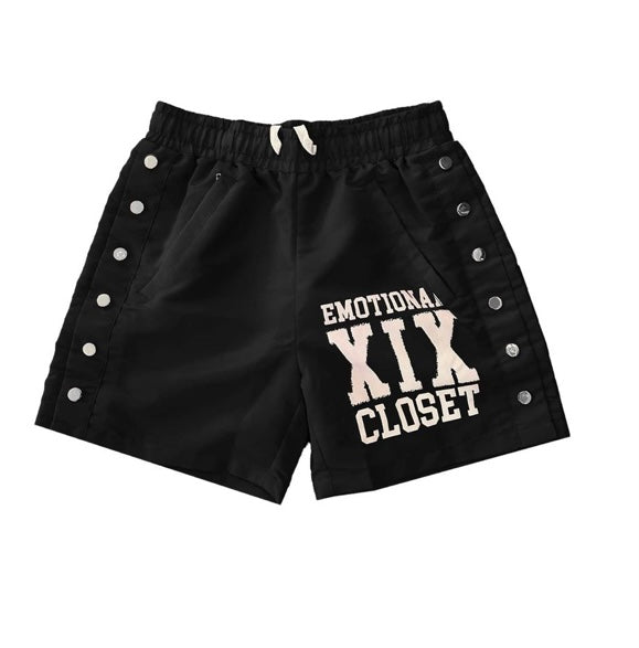 Black “Backyard” Nylon Shorts (Black-Backyard-Nylon-Shorts)