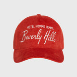 Homme Hotel Corduroy Hat Red (HFSS202252-6)