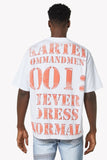 White Commandment Tee (White-Commandment-Tee)