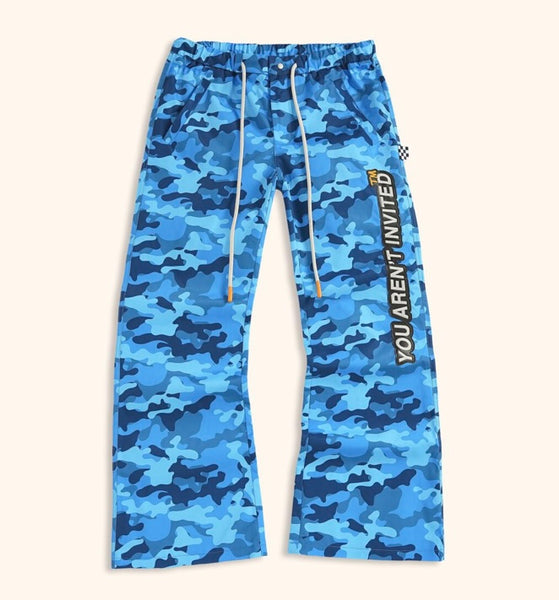 Find The Zip Camo Pant - Blue (Find-The-Zip-Camo-Pant-Blue)
