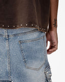 Paper Money Pearl Cargo Jorts