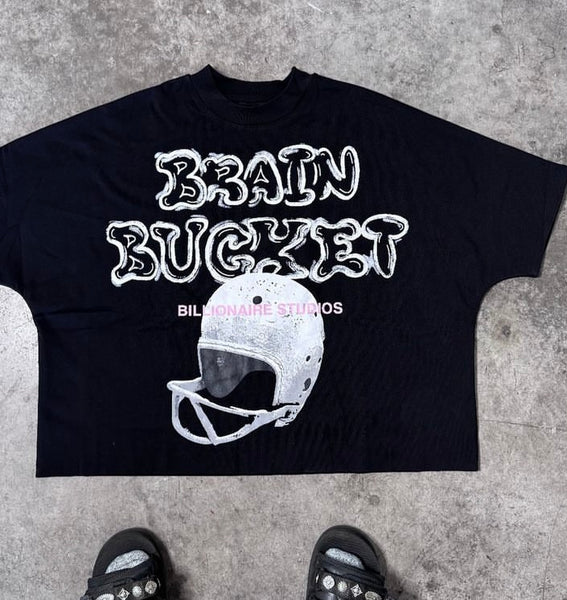 Billionaire Studios Brain Bucket Crop Tee