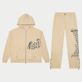OG Logo Sweatsuit V2 (Creme/Bone) BOOM (Og-Logo-Sweatsuit-V2-Creme-Bone-Boom)