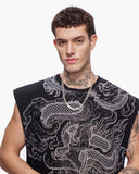 "KAITO" CUT-OFF TEE