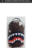 SHARKS IN PARIS COTTON CANVAS