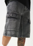 ''Cave'' Denim Shorts (CAVE)