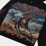 Thoroughbred Hoodie (Black wash) (Thoroughbred-Hoodie-Black-Wash)