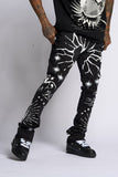 "SACRED" STACK JEANS