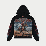 Thoroughbred Hoodie (Black wash) (Thoroughbred-Hoodie-Black-Wash)
