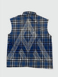 RHINESTONE FLANNEL (SLEEVELESS FLANNEL)