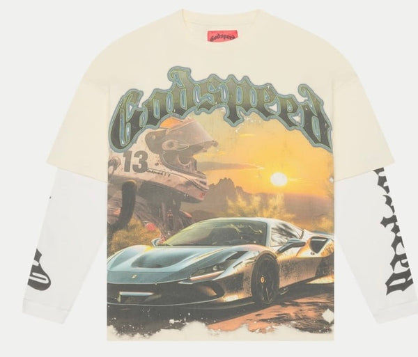 Sunset Drift Layered T-Shirt (Bone) (Sunset-Drift-Layered-T-Shirt-Bone)