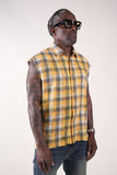 RHINESTONE FLANNEL Sleevless