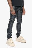 Kawas Skinny Black Leather