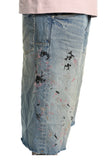 Beaded Splatter Jorts