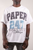 247 Tee with Rhinestones