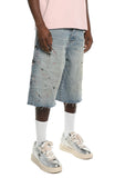 Beaded Splatter Jorts
