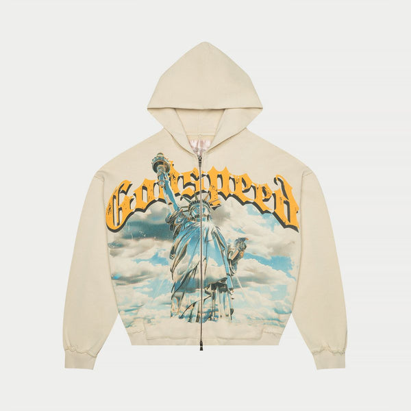Chrome Liberty Zip Hoodie V2 (Bone) BOOM (Chrome-Liberty-Zip-Hoodie-V2-Bone-Boom)