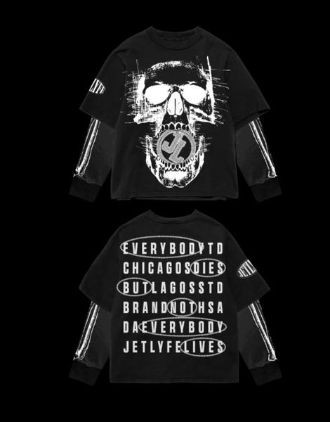 EVERYBODY DIES LS BLK