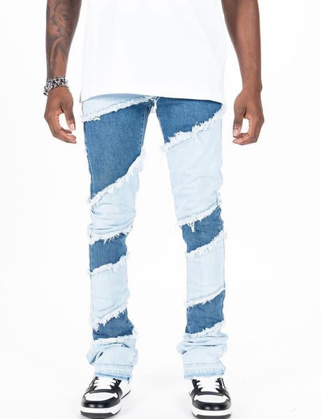"EMBRACE THE JOURNEY" FLARE STACK DENIM (PH-FW23-10)