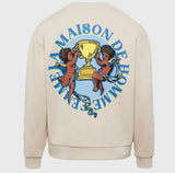 Maison Angeles Crewneck Taupe (FALL202237-1)