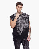 "KAITO" CUT-OFF TEE