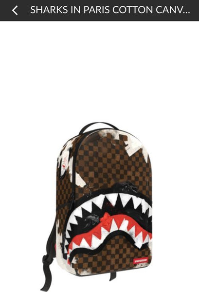 SHARKS IN PARIS COTTON CANVAS