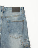 Paper Money Pearl Cargo Jorts