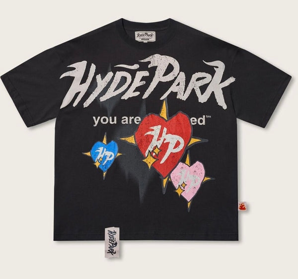 Faded Hearts Tee - Off Black (Faded-Hearts-Tee-Off-Black)
