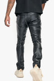 Kawas Skinny Black Leather