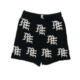 Black 'ME' Logo Shorts (Black 'ME' Logo Shorts)