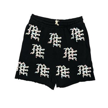 Black 'ME' Logo Shorts (Black 'ME' Logo Shorts)