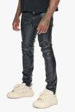 Kawas Skinny Black Leather