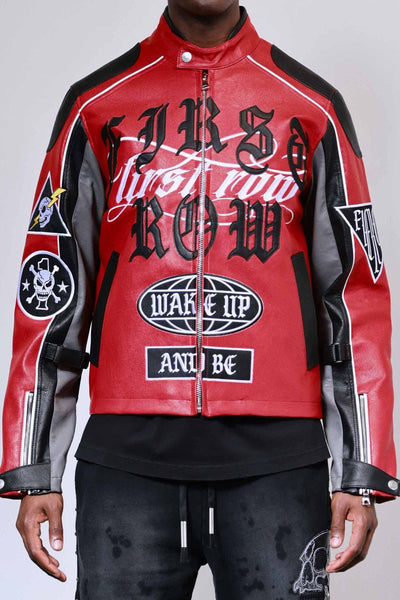 WAKE UP AND BE FIERCE RACING JACKET (FRJ3018)