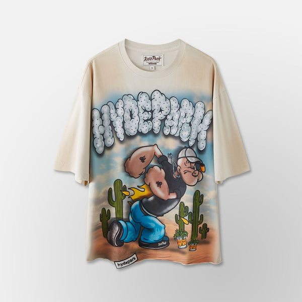 Puffing Spinach Tee - Cream (Puffing-Spinach-Tee-Cream)