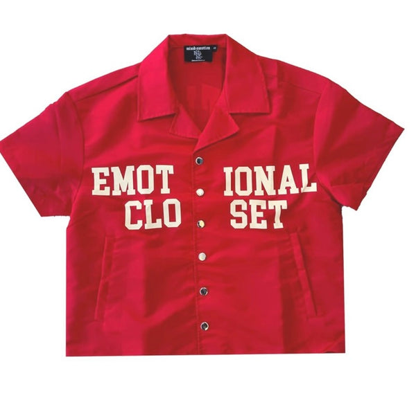 Red “Backyard” Nylon Shirt (Red-Backyard-Nylon-Shirt)