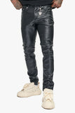 Kawas Skinny Black Leather