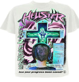 HELLSTAR ONLINE CREAM TEE