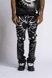 "SACRED" STACK JEANS