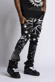 "SACRED" STACK JEANS