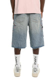 Beaded Splatter Jorts