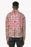 Blush Pink Rhinestone Flannel (Blush-Pink-Rhinestone-Flannel)