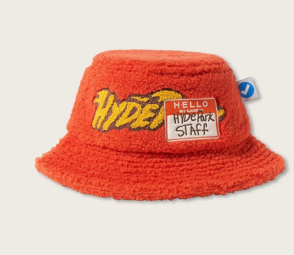 Fuzz Bucket Hat - Red Orange (Fuzz-Bucket-Hat-Red-Orange)
