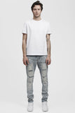 Slim Fit Jeans - Light Indigo Paint
