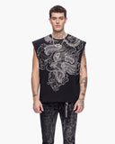 "KAITO" CUT-OFF TEE