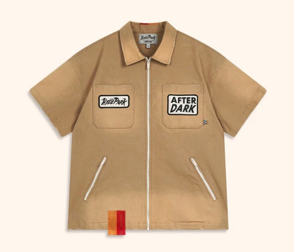 Mechanic Work Shirt - Khaki (Mechanic-Work-Shirt-Khaki)