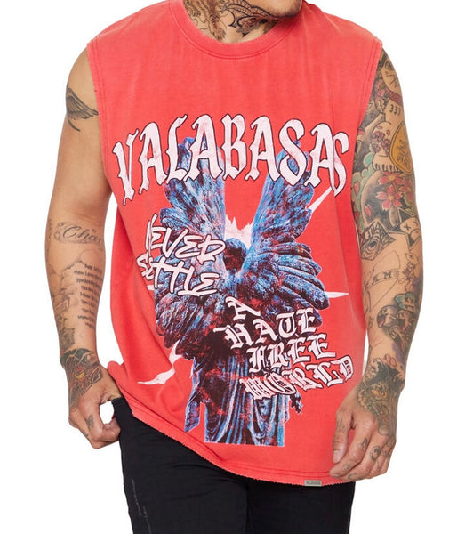 "HATE FREE" CUT OFF TEE (02231WILL204)