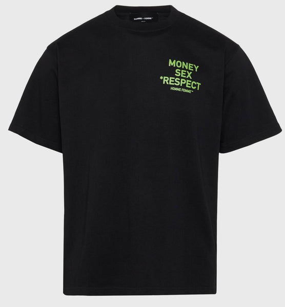 Respect Tee Black and Green (JAN202311-3)