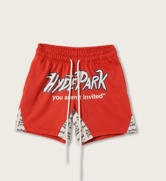 Heritage Panel Shorts - Red (Heritage-Panel-Shorts-Red)